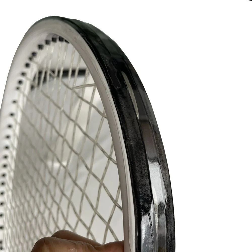 Head Racket Boom - 透明ラケットヘッドステッカーフレームガード摩擦を軽減テニスラケット保護テープシングルストリップスクラッチ防止