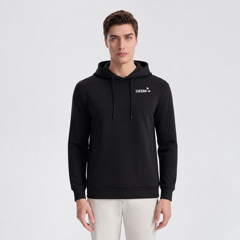 Outdoor Sportswear - LUCEN メンズ高品質アウトドアスポーツクライミング用フード付きスウェットシャツ、日常カジュアルウェアトップス