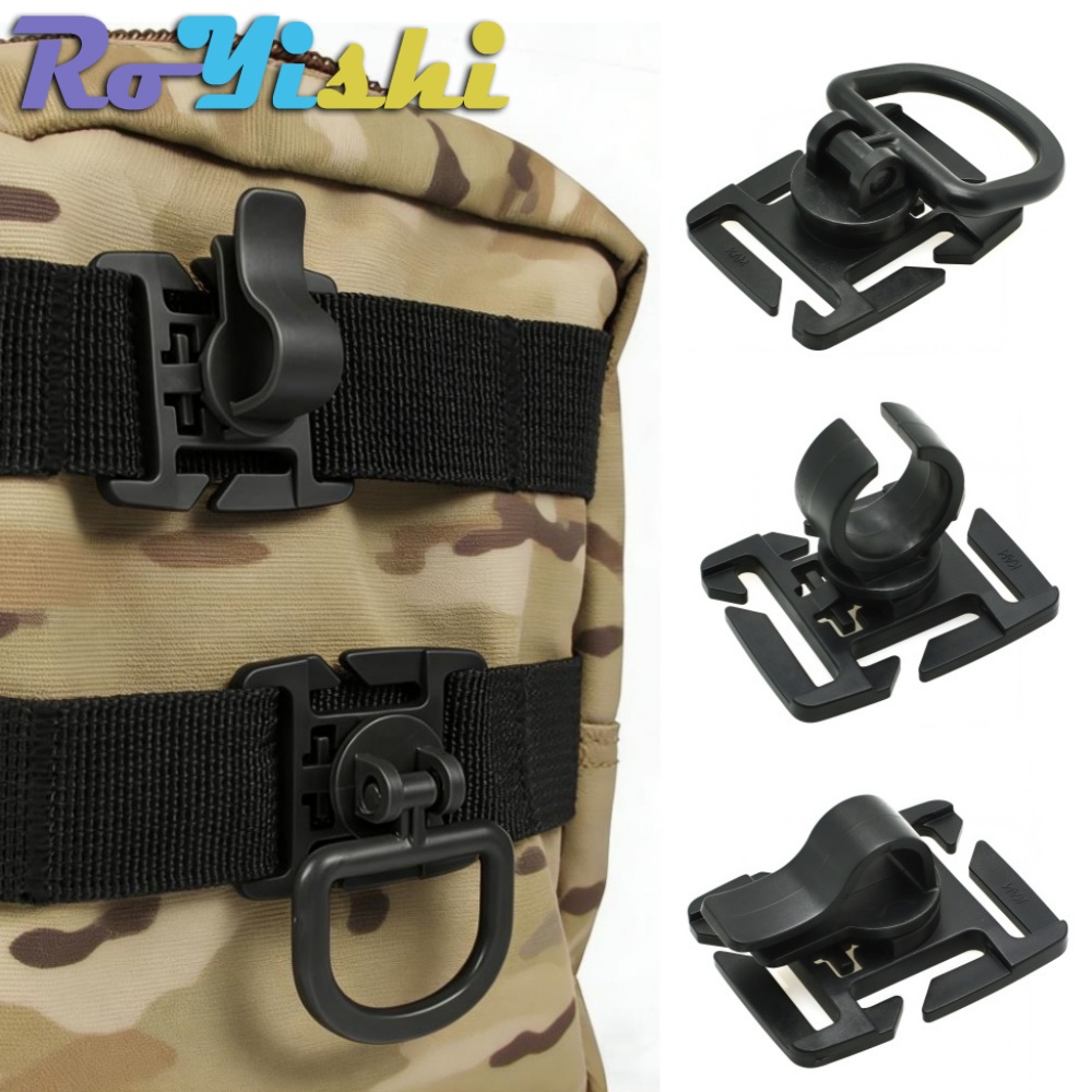 Outdoor Sport Backpack - ポータブル360 ° 回転式バックパックフックライトクリップマルチアングルアウトドアハイキングクライミングキャンプツールアクセサリー