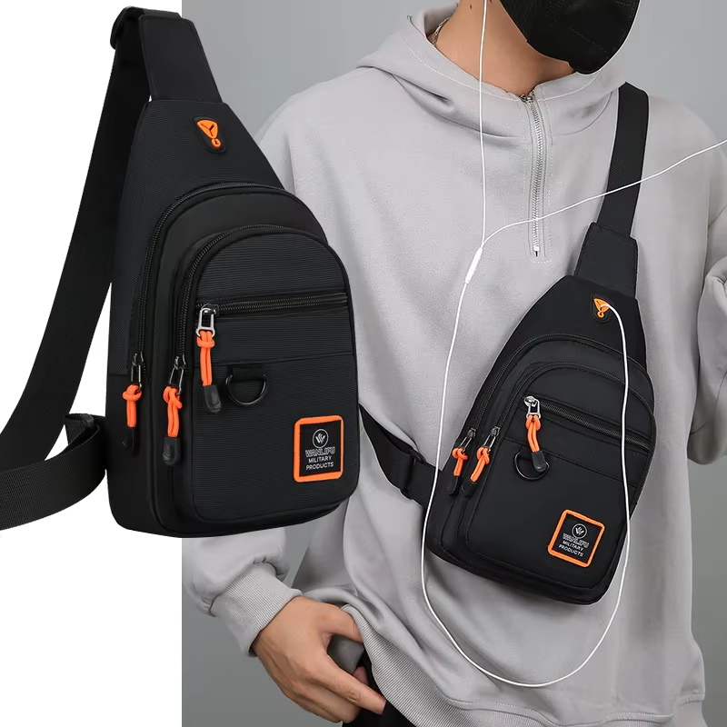 Outdoor Sport Backpack - メンズレジャーアウトドアハイキングバイクショルダーバッグ防水スポーツクロスボディバッグ旅行バックパックメンズチェストバッグショルダーバッグ