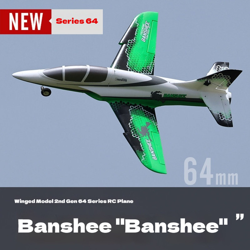 Outdoor Sport Hobbies - ウィングウィングバンシーRC飛行機第2世代64mm EDFスポーツジェット電動ダクトファン屋外ホビーモデル（RC愛好家向け）