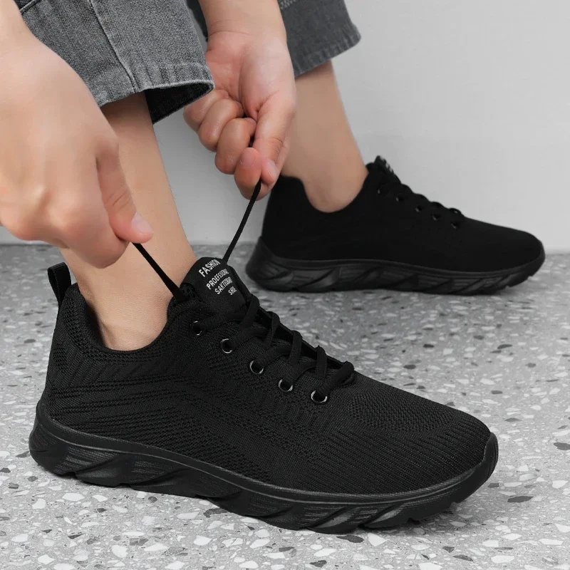 Outdoor Sport With Sticks - カジュアルスニーカーランニングシューズ軽量夏の屋外スポーツ男性 Zapatillas デデポルテビッグサイズ 47 男性靴通気性