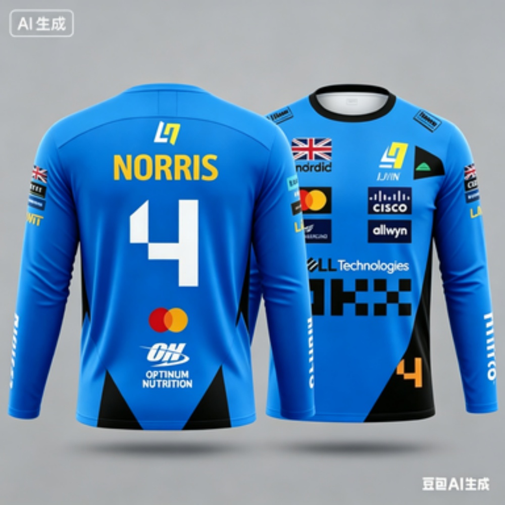 Outdoor Sportswear - ノリスNo.4レーシングスーツ長袖トップス通気性速乾素材レーシングファン向けデイリーカジュアルスポーツウェア