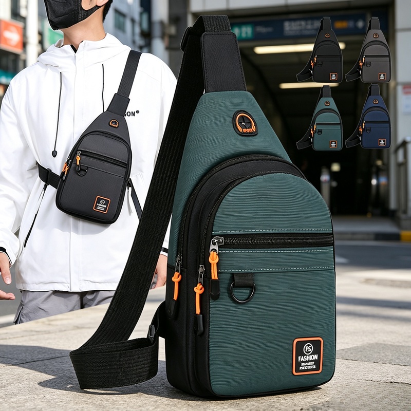 Outdoor Sport Backpack - メンズ防水スポーツクロスボディチェストバッグ、レジャー、アウトドア、ハイキング、バイク、旅行用ショルダーバックパック