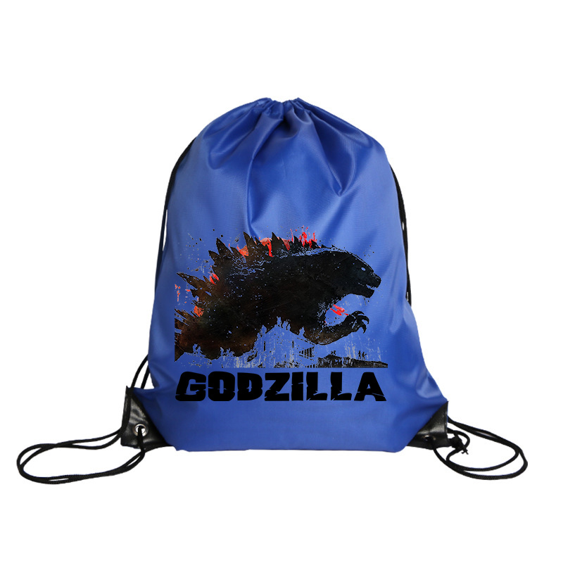 ゴジラ乗馬バックパックジム巾着シューズバッグ衣類収納バックパ - Outdoor Sport Backpack のレビューと価格