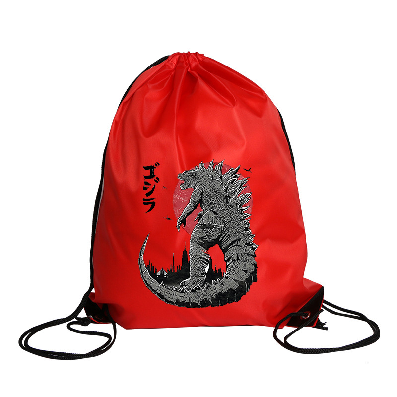 ゴジラ乗馬バックパックジム巾着シューズバッグ衣類収納バックパ - Outdoor Sport Backpack のレビューと価格