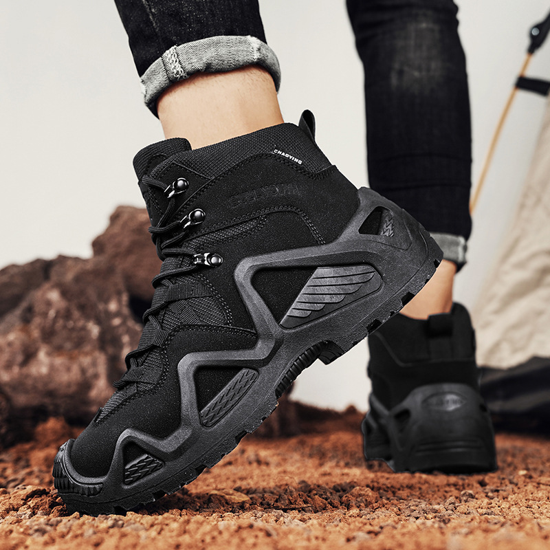 メンズブーツ 超軽量 タクティカル デザートブーツ アウトド - Outdoor Sport With Sticks のレビューと価格