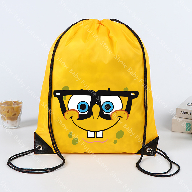 43 × 34 センチメートルスポンジボブ巾着バッグ男の子用 - Outdoor Sport Backpack のレビューと価格
