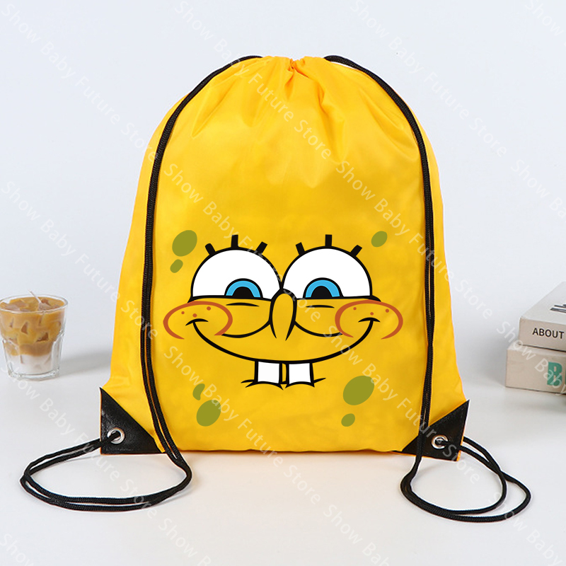 43 × 34 センチメートルスポンジボブ巾着バッグ男の子用 - Outdoor Sport Backpack のレビューと価格