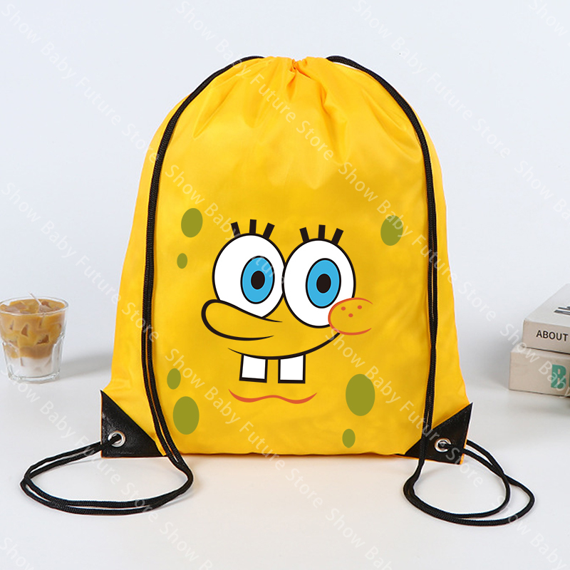 43 × 34 センチメートルスポンジボブ巾着バッグ男の子用 - Outdoor Sport Backpack のレビューと価格