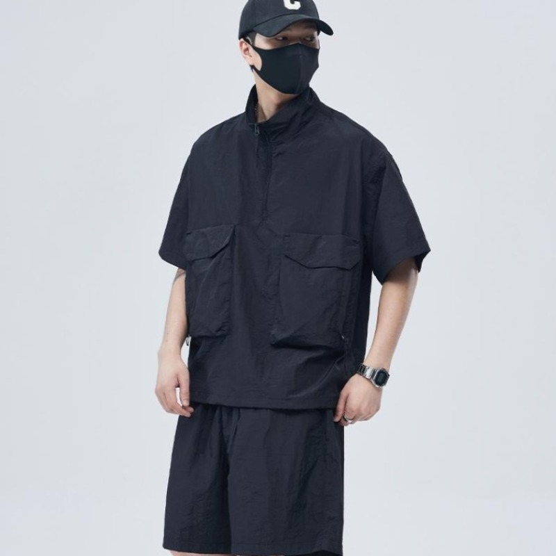 メンズ夏カジュアルスポーツウェアセットプラスサイズ最大300 - Outdoor Sportswear のレビューと価格