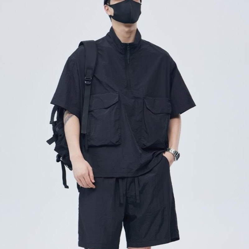メンズ夏カジュアルスポーツウェアセットプラスサイズ最大300 - Outdoor Sportswear のレビューと価格