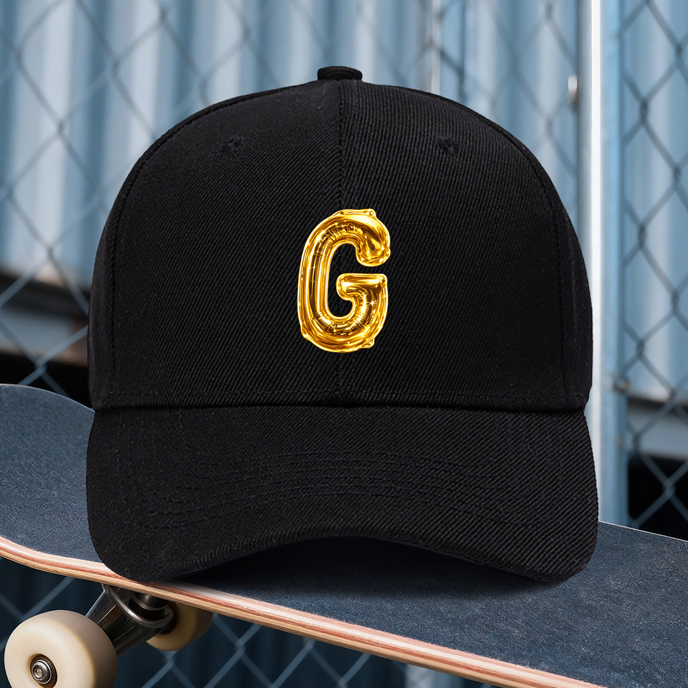 調節可能なフリースビーニー1個、金色の文字「G」プリント柄、 - Outdoor Sport An のレビューと価格