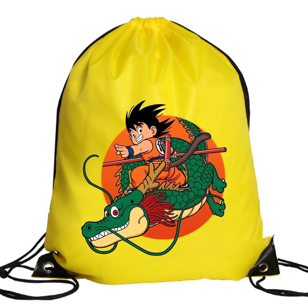 ドラゴンズボールポリエステル巾着バッグ孫悟空ジムスポーツバッ - Outdoor Sport Backpack のレビューと価格