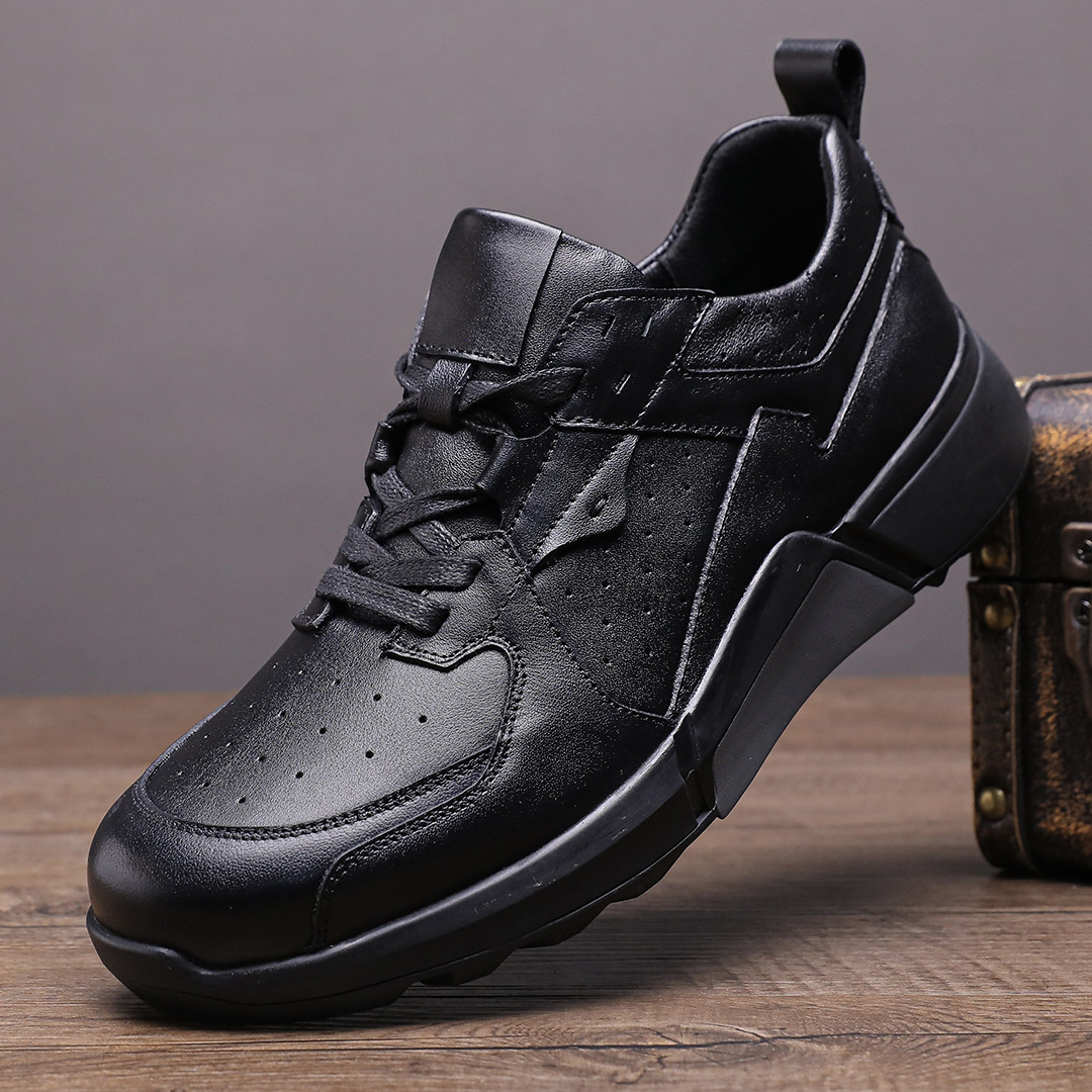 本革靴男性トレンディな高級オリジナルスニーカー格好良いストリ - Outdoor Sport With Sticks のレビューと価格
