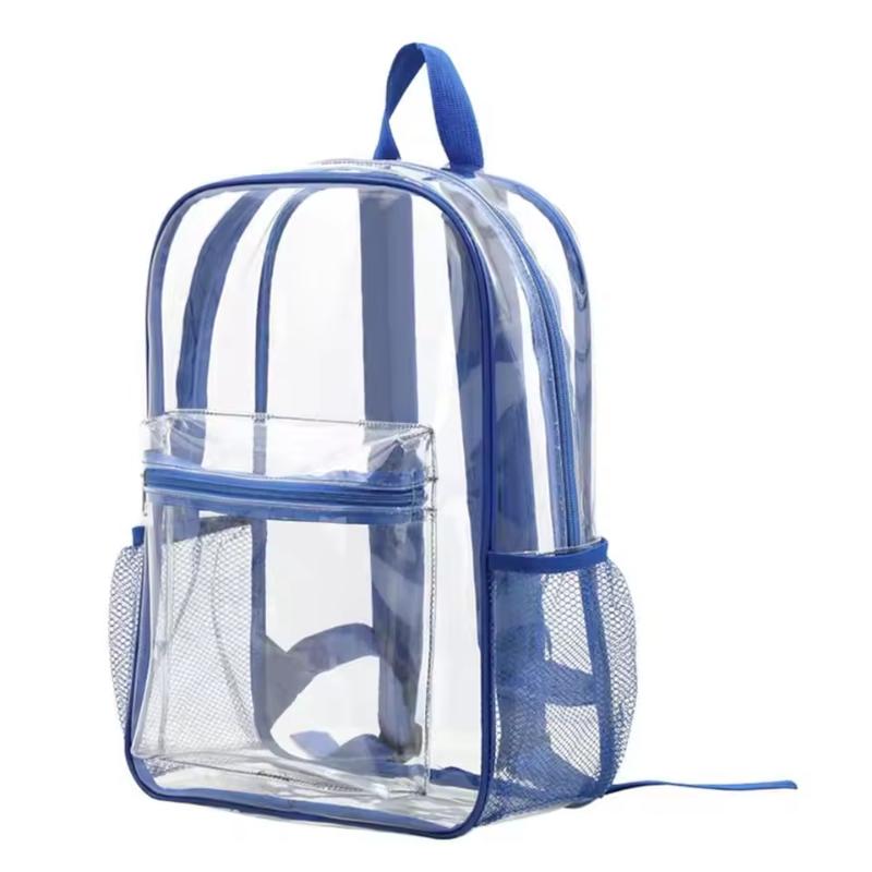 トラベルビジュアルバックパック大容量防水ショルダーバッグ透明 - Outdoor Sport Bag のレビューと価格