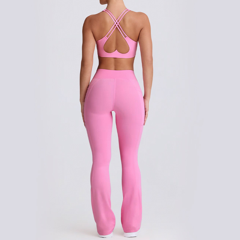 Naked Feel 速乾性ヨガセット ストラップ付きスポー - Outdoor Sport Leggings のレビューと価格