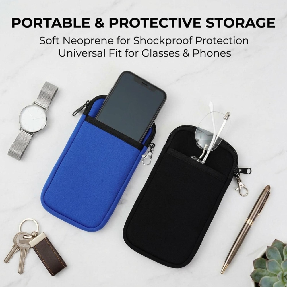 ナイロン生地電話/メガネジッパーポーチカラビナバッグ付きサム - Outdoor Sport Bag のレビューと価格