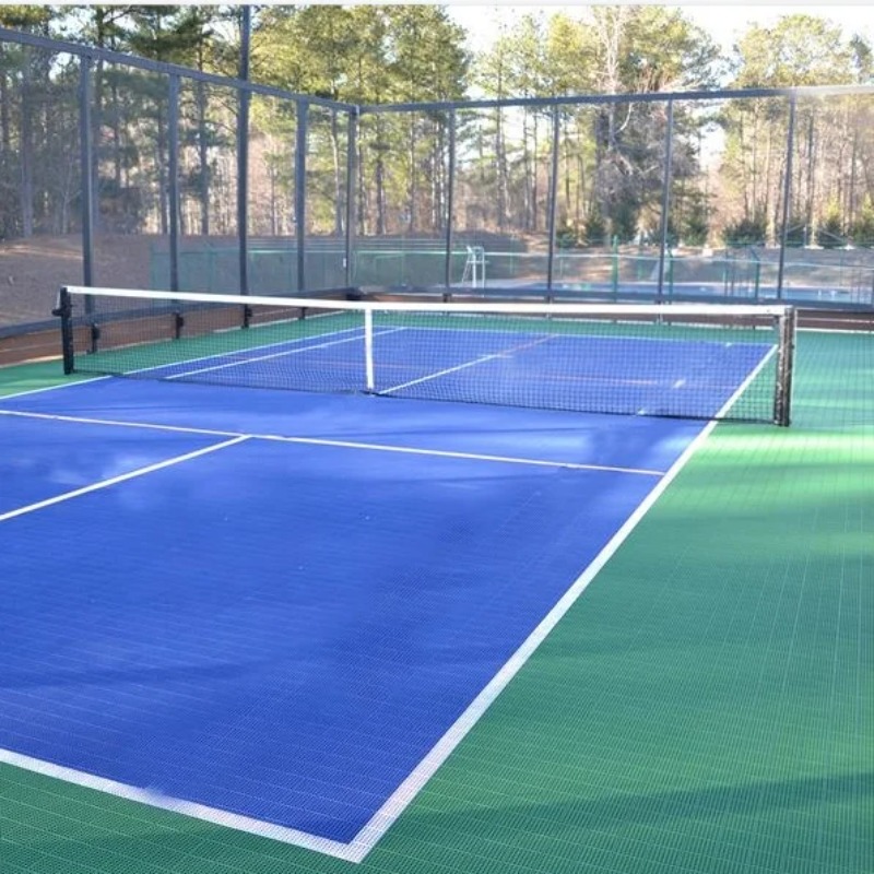 滑り止めボールコートフローリングタイルポータブル屋内および屋 - Outdoor Sport Court Tiles のレビューと価格